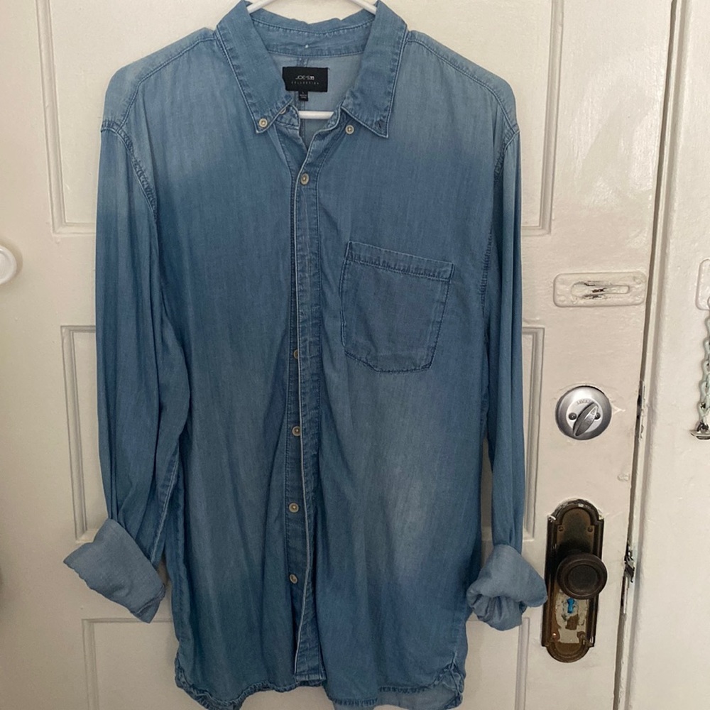 Joe’s Button Down Shirt in Light Indigo